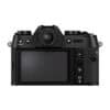 Fujifilm X-T50 Gehäuse schwarz, Rückseite mit LCD-Display und Bedienelementen.